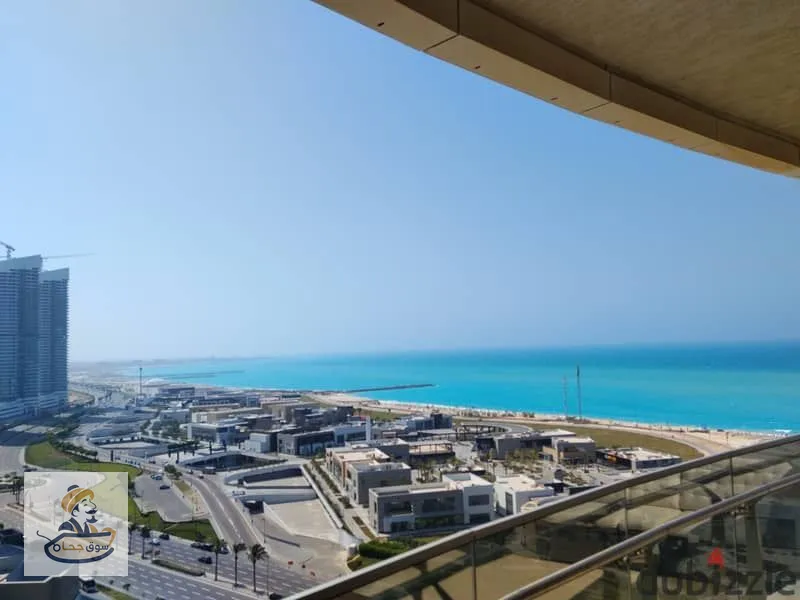شاليه غرفة وصالة للإيجار في أبراج العلمين – فيو بحر