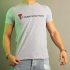 Tommy Gray Cotton T-Shirt For Men