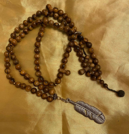 Luxurious rosary made of oud wood